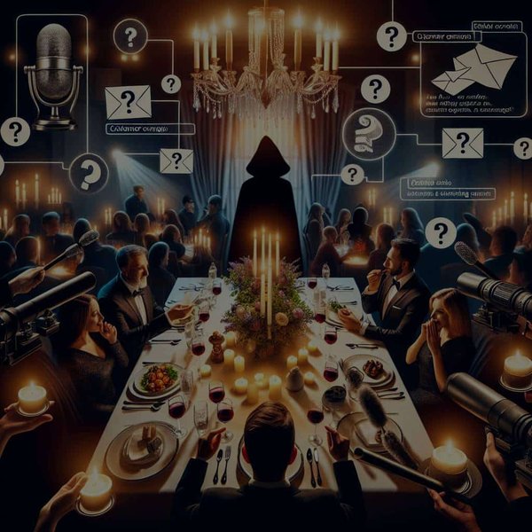 Comment créer un concept de dîner mystère qui stimule l'engagement des clients et la couverture médiatique ?