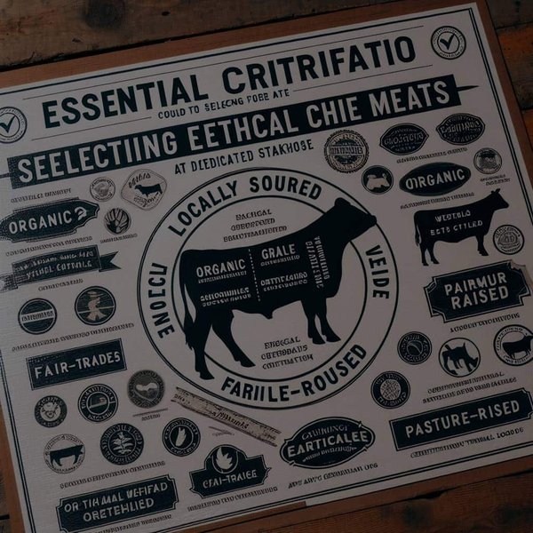 Quels sont les critères essentiels pour le choix de viandes éthiques dans un steakhouse engagé ?